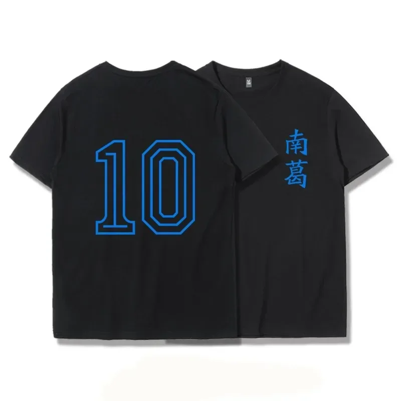 

Tsubasa Captain 10 Printed Men's and Women's T-shirts, Casual Short Sleeved Cotton Shirts, Summer