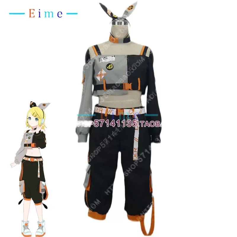 Game Project Sekai Colorful Stage Rin Cosplay Costume Cute Party Bunny Suit Halloween Carnival Uniforms Custom Made