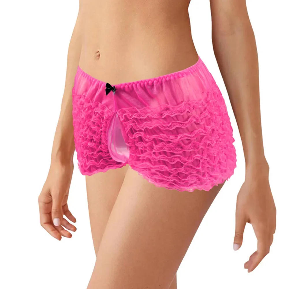 

Sissy Lace Mesh Briefs Panties Gay Man Cake Cute Underwear Breathable Underpants Knickers Sissy Shorts Erotic Lingerie