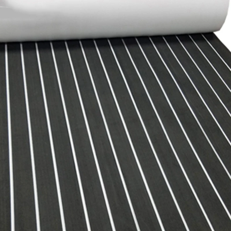 

Высококачественное самоклеящееся напольное покрытие из ЭВА-пены под тик для яхт и морских судов, синтетический коврик для лодок 2400x450x6 мм