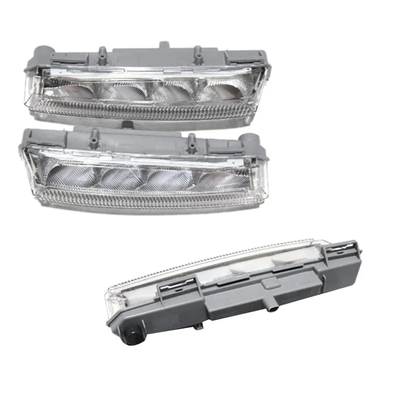 

A02Q-Car Front LED DRL Daytime Running Light For Mercedes Benz B Class W246 W242 2012-2018 Warning Fog Lights