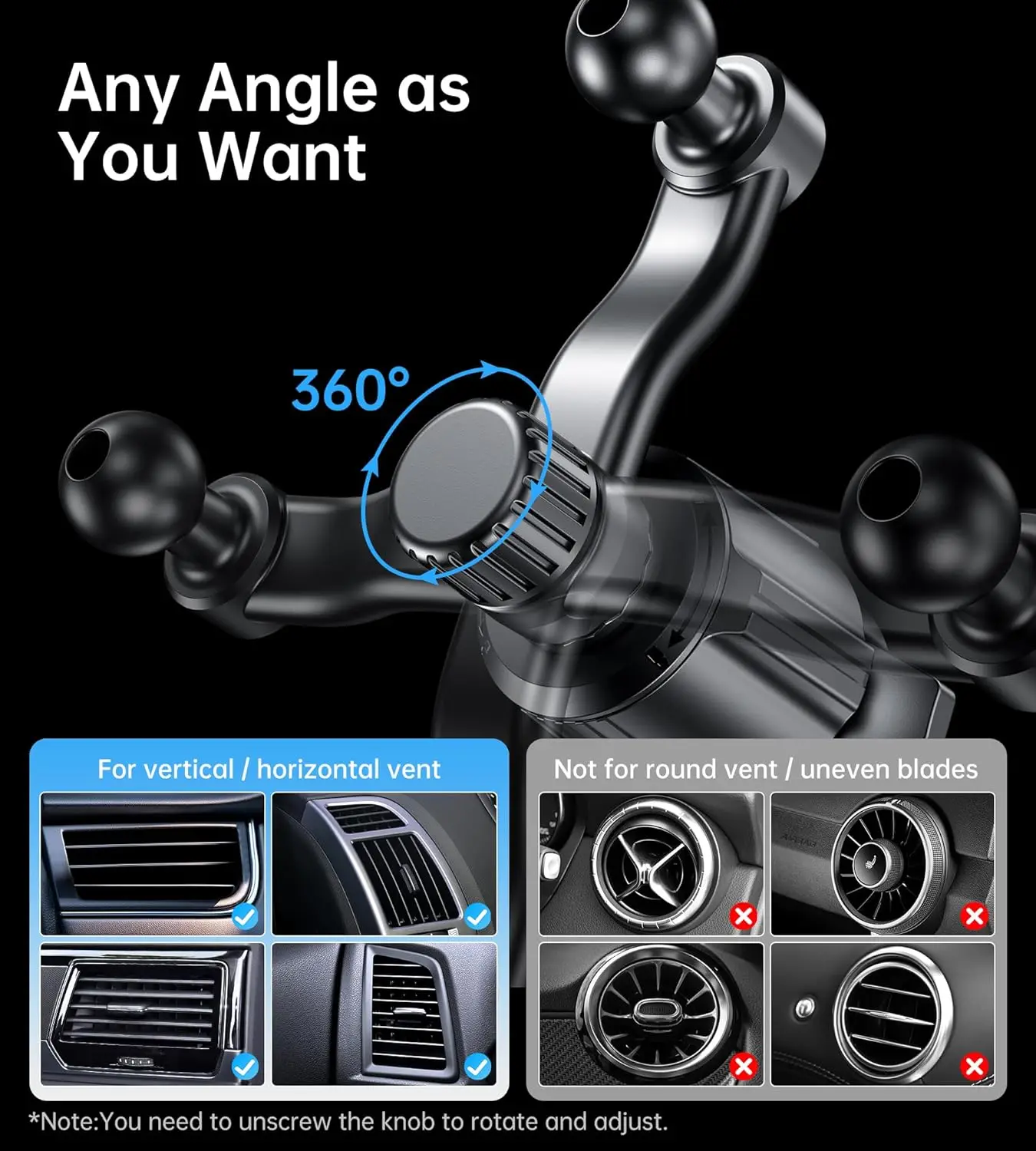 Car Phone Holder for Qi2 15W MagSafe Wireless Car Charger Air Vent Magnetic Stands Mount for iPhone 16/1514/13/12 Pro Max Plus