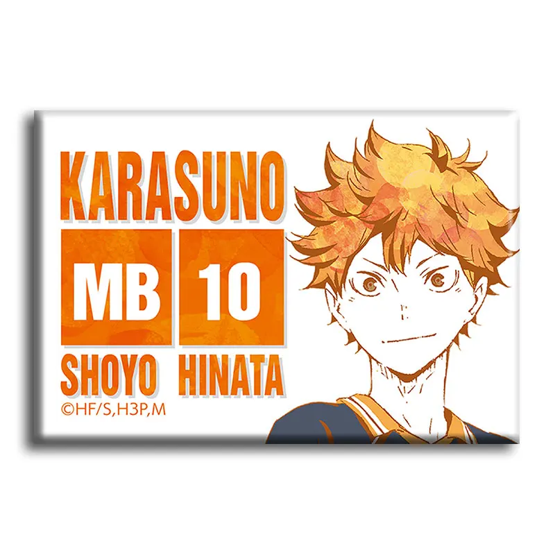 Anime Haikyuu!! Shoyo Hinata Tobio Kageyama Cosplay High Appearance Level  Exquisite Cartoon Refrigerator Magnet  Ambitus