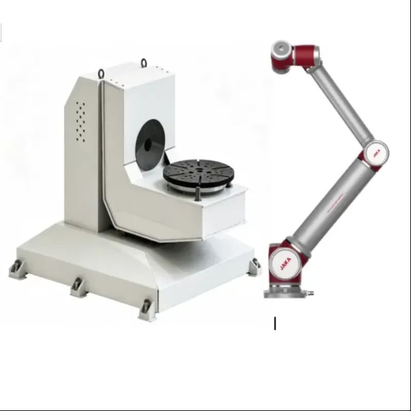 CNGBS High Accuracy Dual-Axis L-Shape Welding Positioner 300-1000kg Payload Rotary Turn Table Customizable Worktable Height
