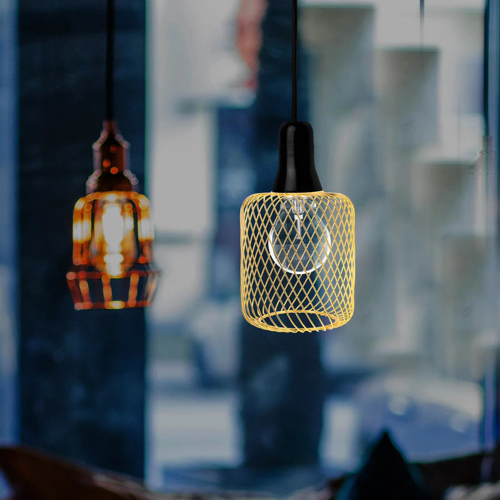 Unique Metal Light Shade for Pendant Lamps Multi Purpose Use in Guesthouses Bars Restaurants Warm Romantic Style