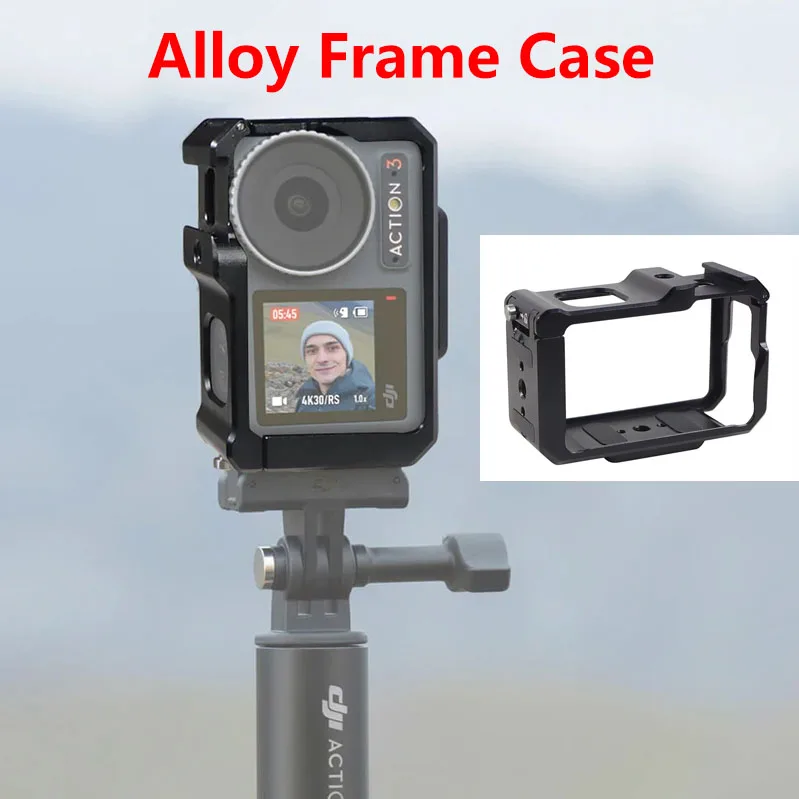 

Aluminium Alloy Frame Case for DJI OSMO Action 5 pro 4 3 Rabbit Cage Quick Mount Protective Frame Case Action Camera Accessories