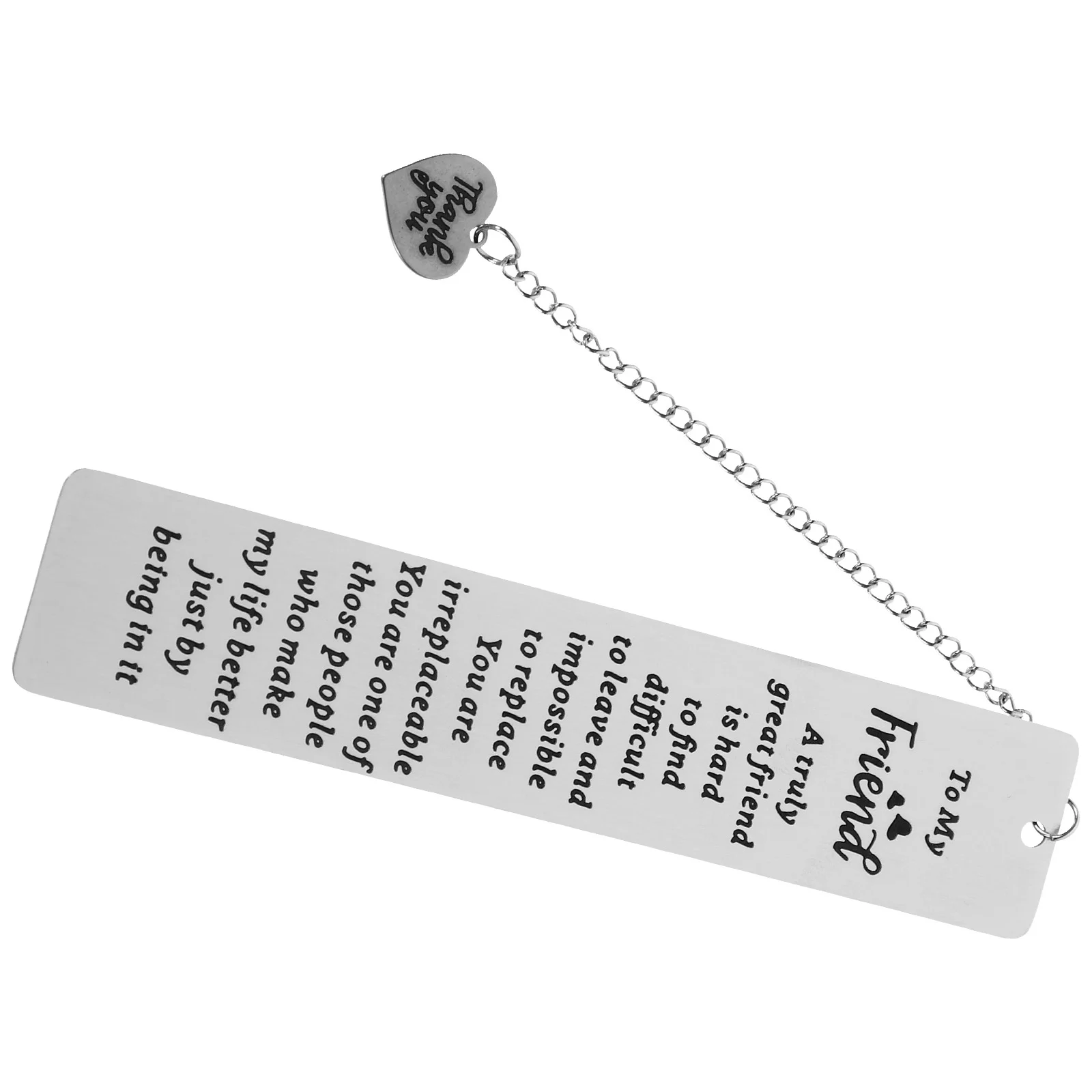 

Friend Gift Bookmark Metal Bookmarks for Teens Adornments Gifts Readers Decorative Lovers Students