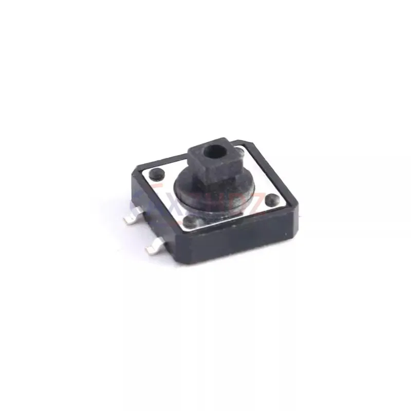 20PCS B3F-4055 12*12*7.3mm Micro Switch 50mA 24VDC DIP SMD 4Pin 12×12×7.3 Black Actile Switches Square Push Button Tact Switch