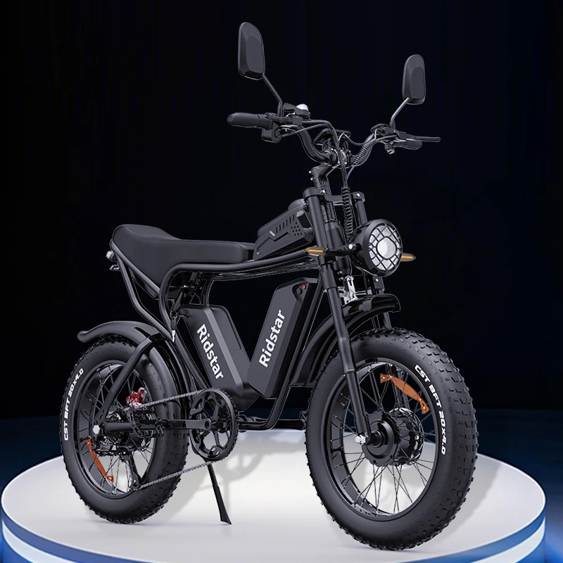 

Q20 Pro 20 Inch 52V 40Ah Dual Motor Lithium Battery Electric Bicycle Fat Tire Enduro Ebike Electric Mountain Hybrid Bike
