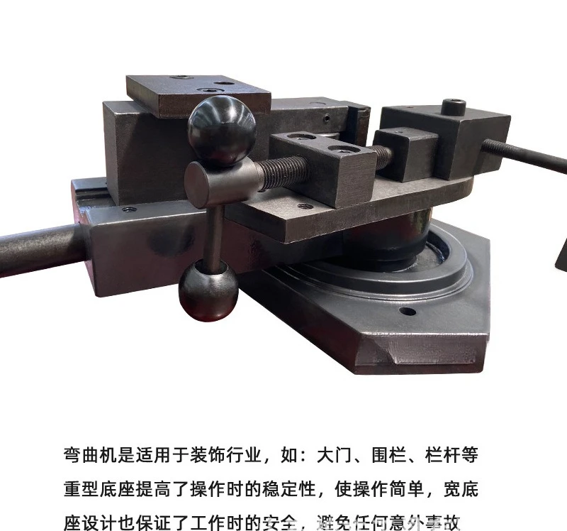Industrial pipe bending machine SBG-40 multi-function bending machine Portable flat steel square steel round steel bending 3