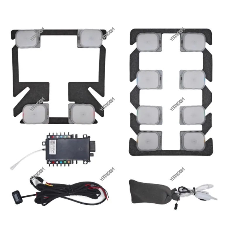 12 Air Massage Car Seat Cushion - Lumbar Support 2 Modes for Long Drive Comfort & Travel Relax