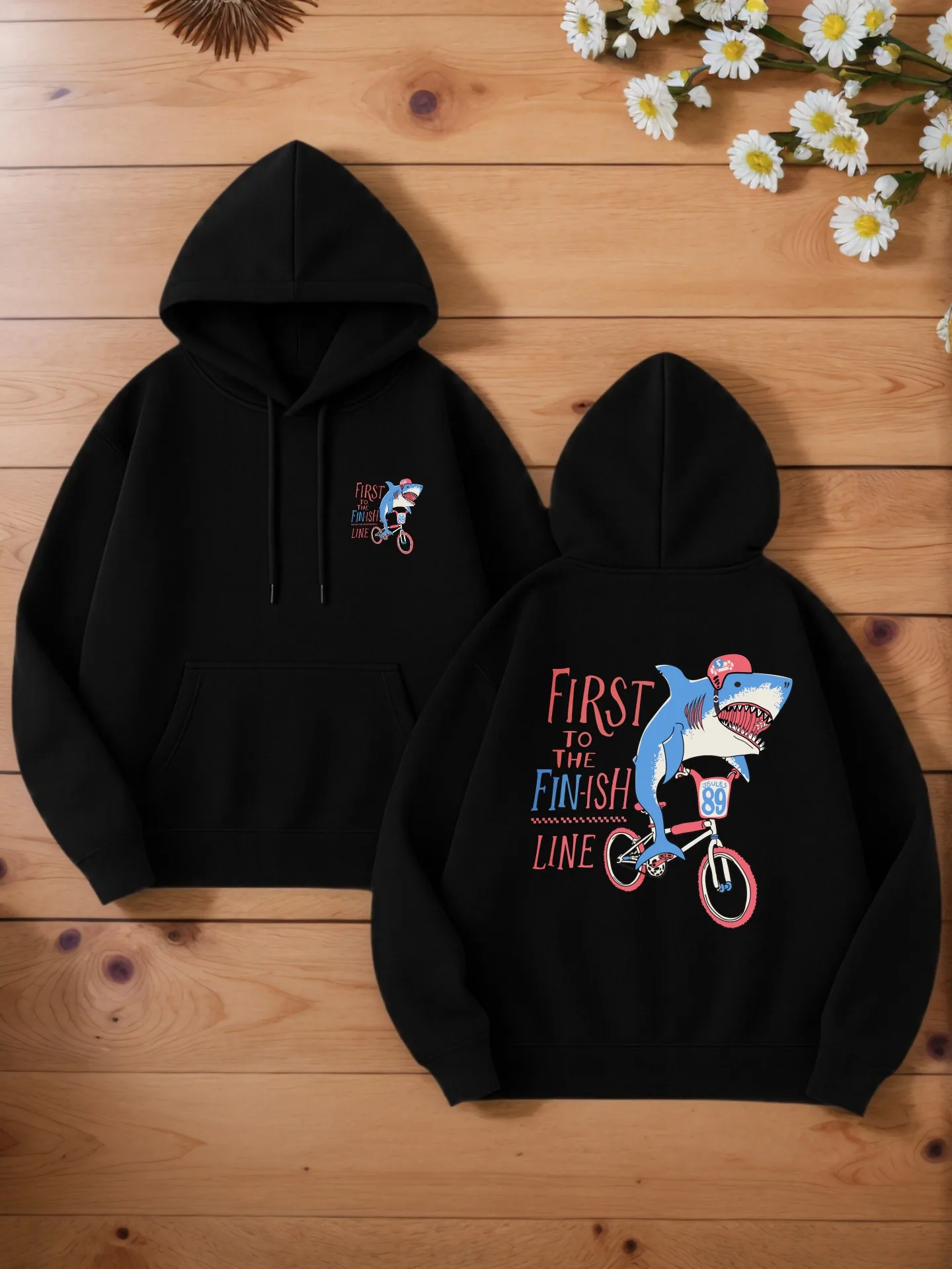 

Мужская толстовка с рисунком, мультяшный принт, повседневный стиль, на флисовой подкладке, для повседневной носки, для молодых мужчин