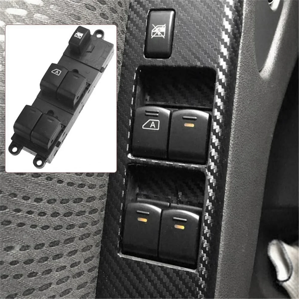 25401-EB30B Window Switch Assembly Glass Lift Switch Window Switch Button for Nissan