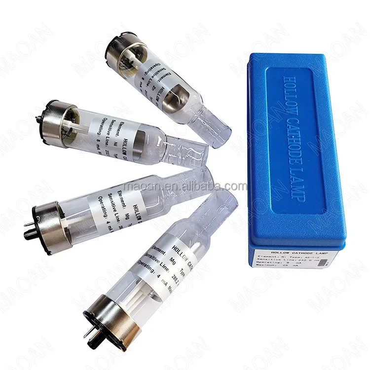 Super High Quality MAOAN Hollow Cathode Lamp (Bottle Type Glass Material) CE Certified for AAS Spectrometer Factory Supply