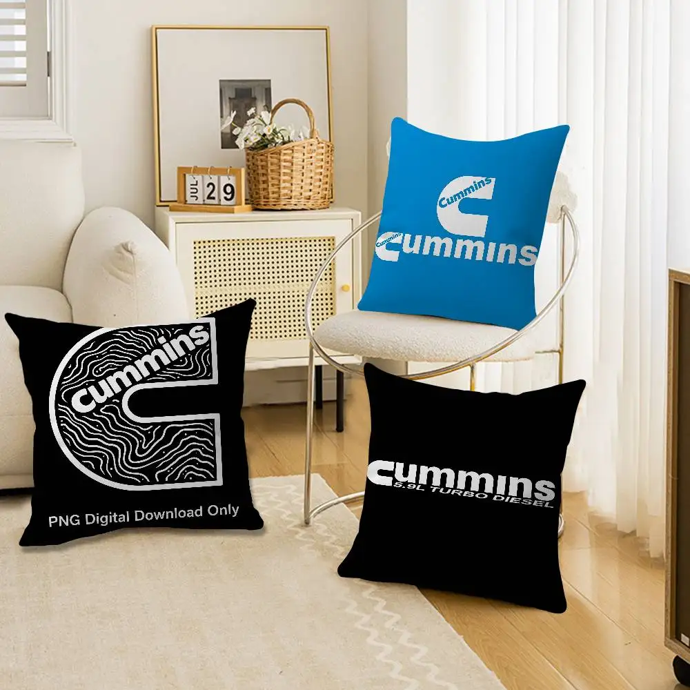 CUMMINS CAR Office Cushion Pillowcase Car Cushion Cover45X45CM Lumbar Pillowcase Sofa Pillowcover