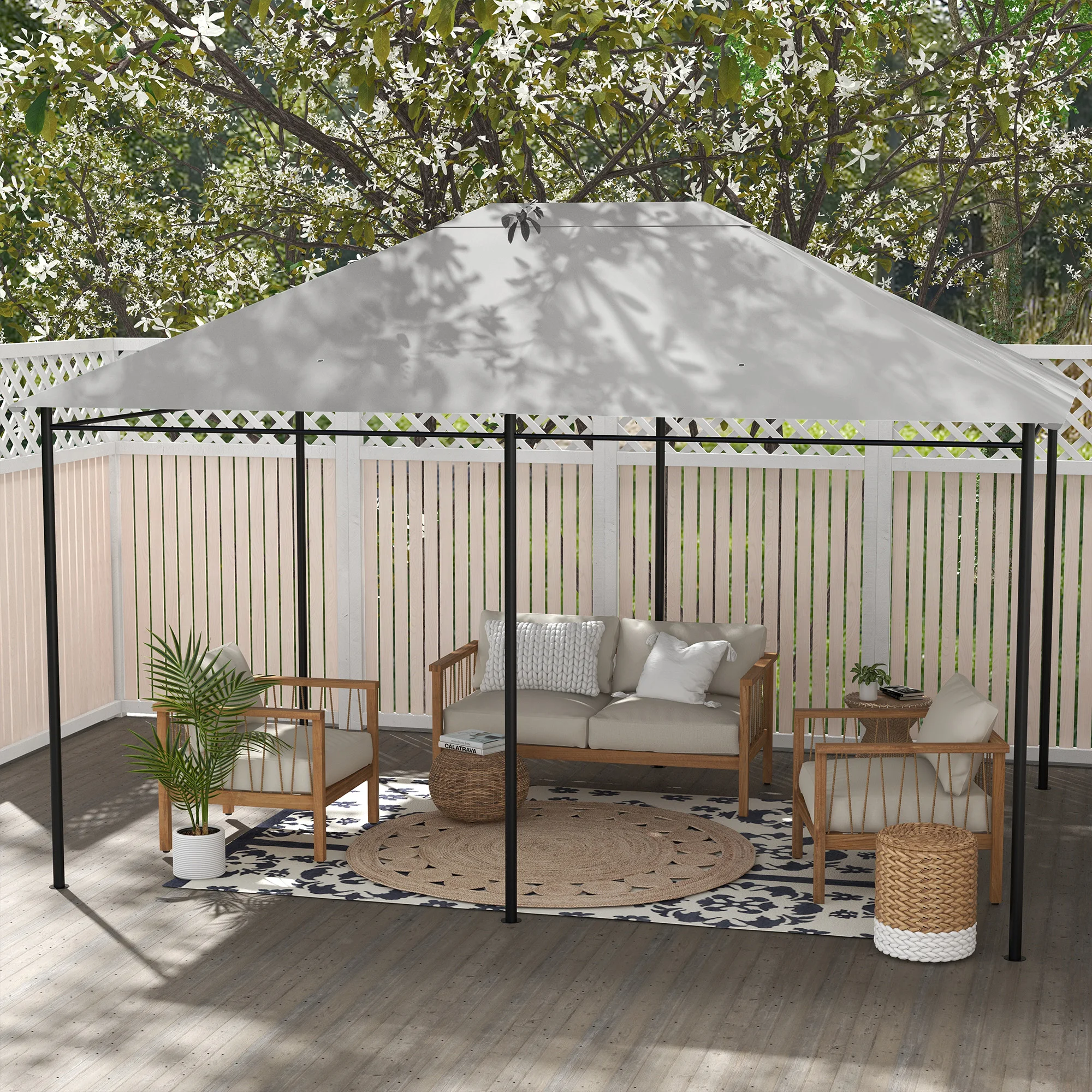 

10' x 13' Gazebo Canopy Replacement Gazebo Roof Cover