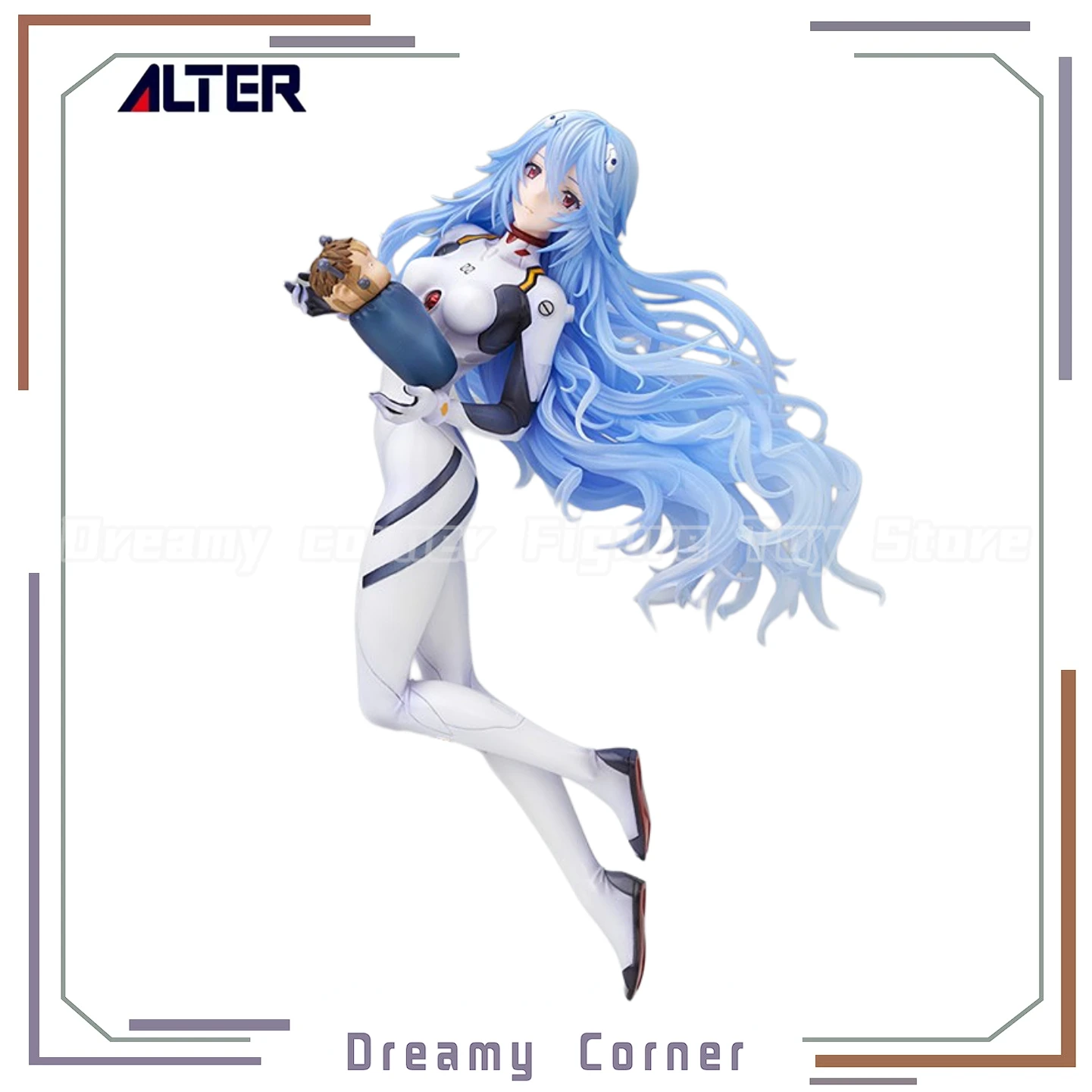 

【In Stock】Alter EVA REI AYANAMI Long Hair Ver. 1/7 Scale Anime Figure Model