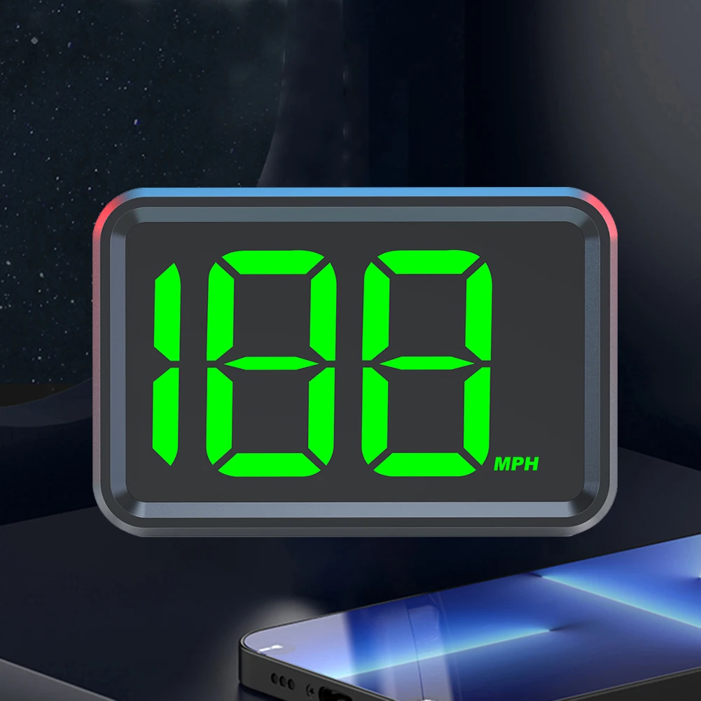 GPS KMH MPH HUD Speed Meter Head Up Display Digital Speed Meter Gauge Big Font Speed Car Electronics Accessories