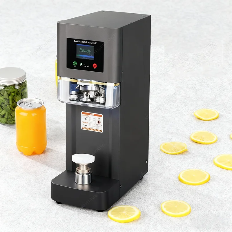 Автоматическая машина для запечатывания жестяных банок 110/220 В, 180 Вт, машина для запечатывания газированных напитков, вращение корпуса, ПЭТ-банка, банок, швов для банок, молока, чая, кофейня
