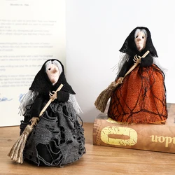 High Quality Haunted House Doll Ornaments Decorate Props Tree Top Star Witch Doll Halloween Decorations Ghost Festival