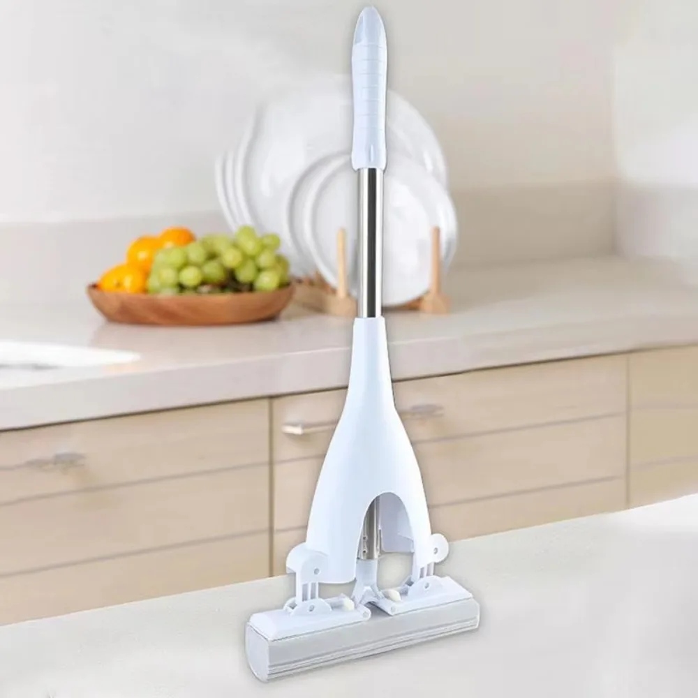 

Простая в использовании маленькая швабра с короткой ручкой, портативный эффективный очиститель для встреч, удобный многоразовый ручной очиститель для кухни