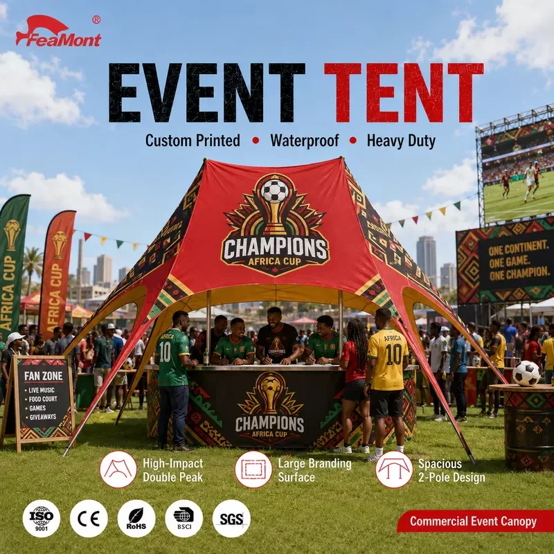 FEAMONT Heavy Star Marquee Double Pole Rental Tent for Australia Marquee Hire Service Outdoor Event Star Shade