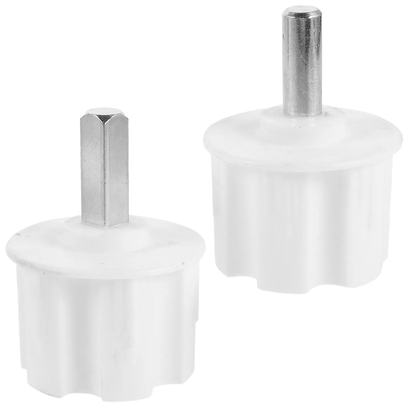 2Pcs Roller Shade Tube End Caps Round Sunshade Hardware Canopy Mounting Kit Patio Balcony Outdoor Awning Replacement