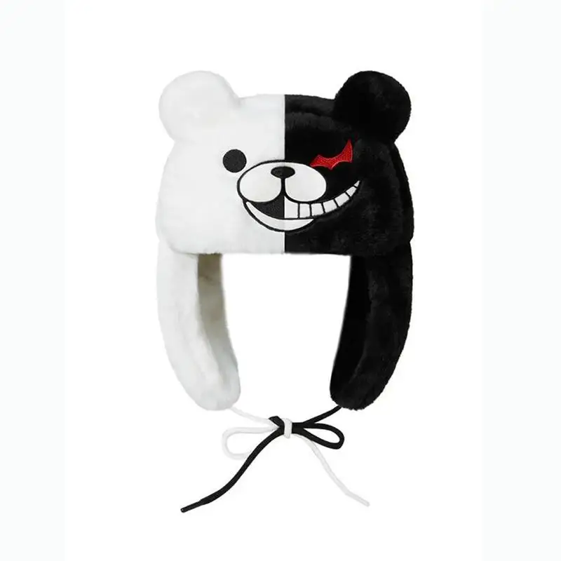 

Осенне-зимняя уличная повседневная удобная универсальная плюшевая шапка с защитой ушей в американском милом стиле кавайи, эмо-шапка с защитой ушей