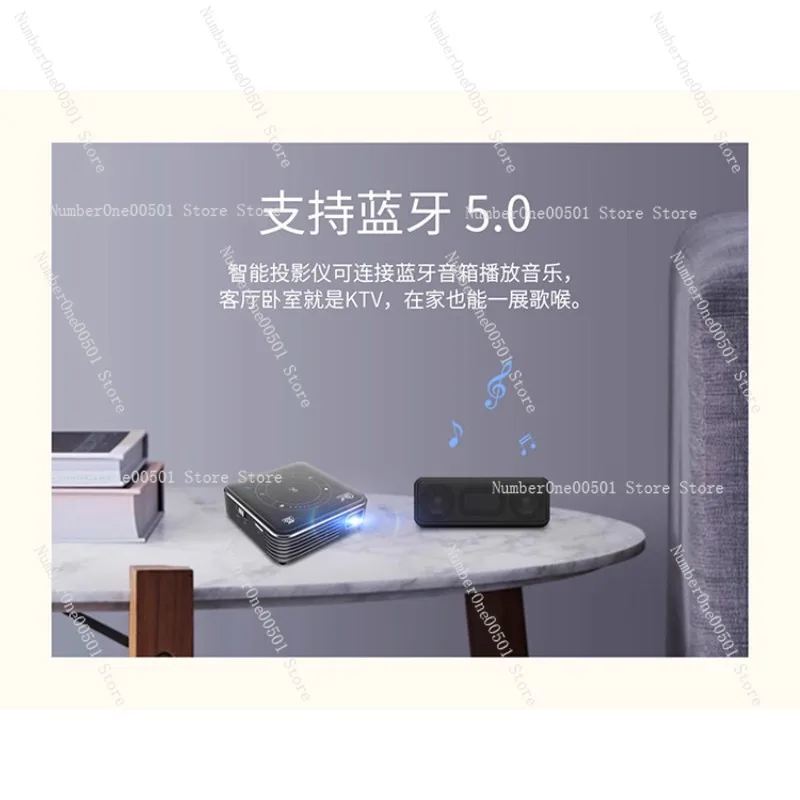 New Car Mini Projector Portable Home Entertainment Smart Outdoor Camping Pocket Projector For Mobile Phone