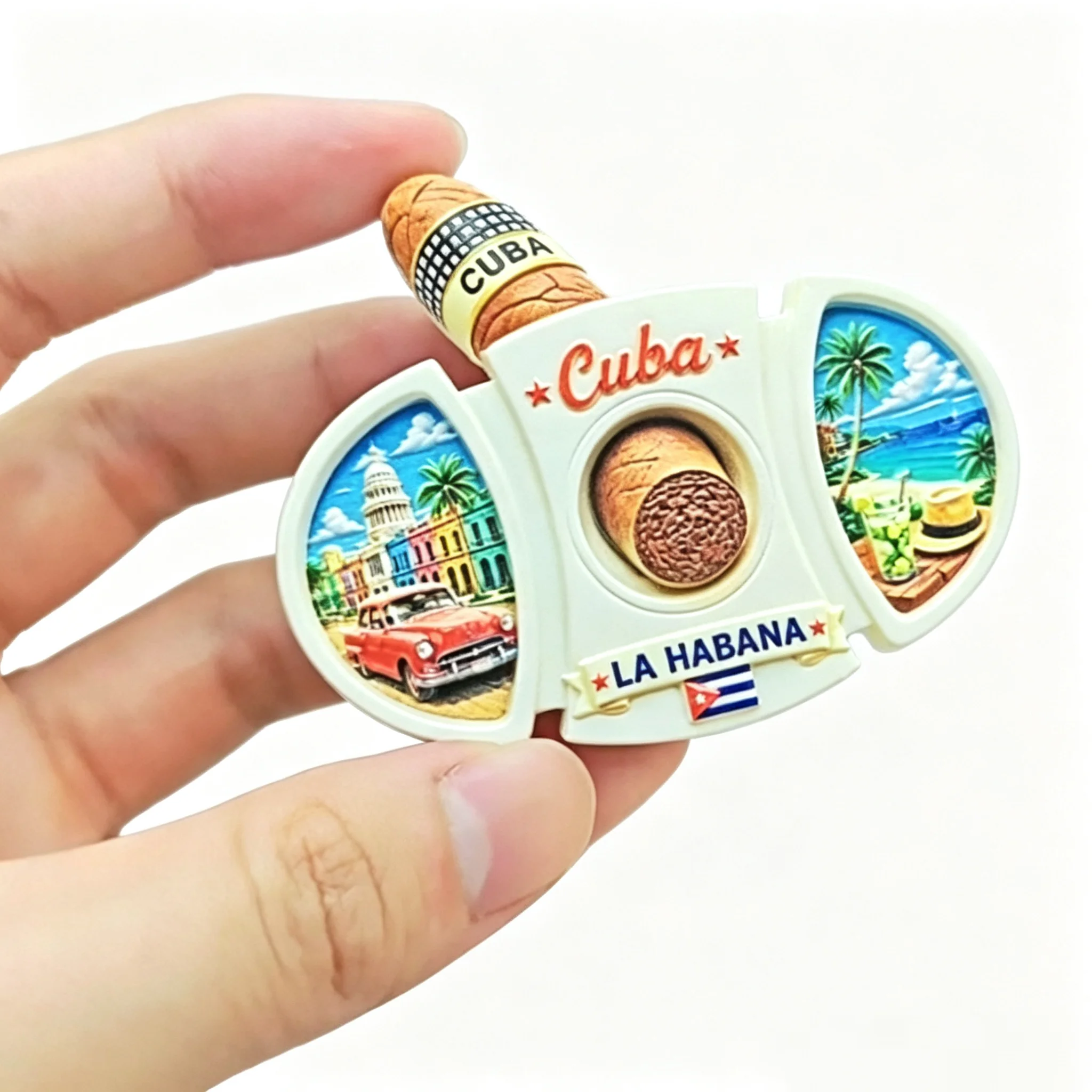 North America Cuba 3D Fridge Magnets Tourism Souvenir Refrigerator Magnets Sticker