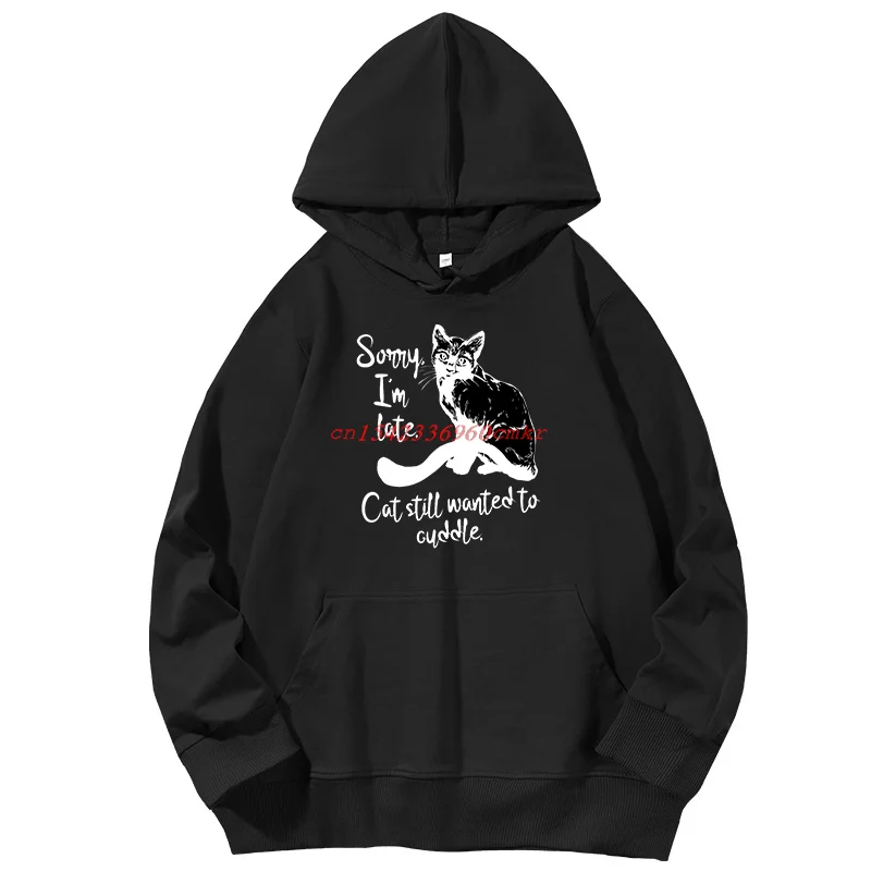 

Забавные кошки с высказываниями, цитаты кошек, графические толстовки с капюшоном, модные весенне-осенние свитер с длинными рукавами и принтом, пуловеры, толстовки