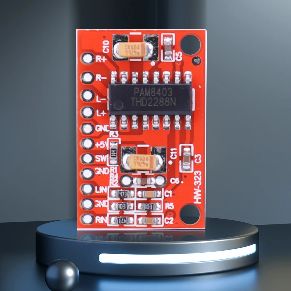 PAM8403 Super Mini Power Amplifier Board Dual Channel Amplifier Board Module 5V
