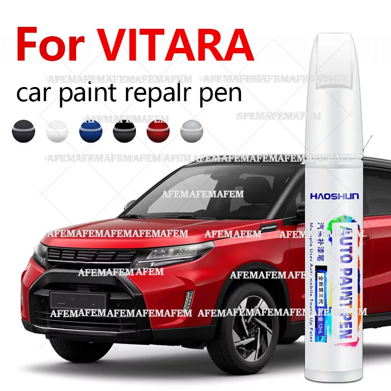 Car Paint Repair Pen For 1988-2025 SUZUKI VITARA Paint Scratch Repair Accessories Red ZCF Black ZCE Grey ZCD White Yellow