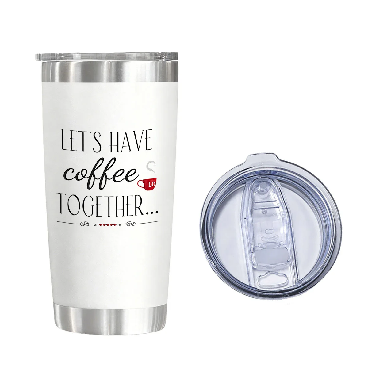 

For The Rest Of Our Lives Vacuum Flask 20 oz - Romantic Couple Gift Insulated Water Glass for Christmas