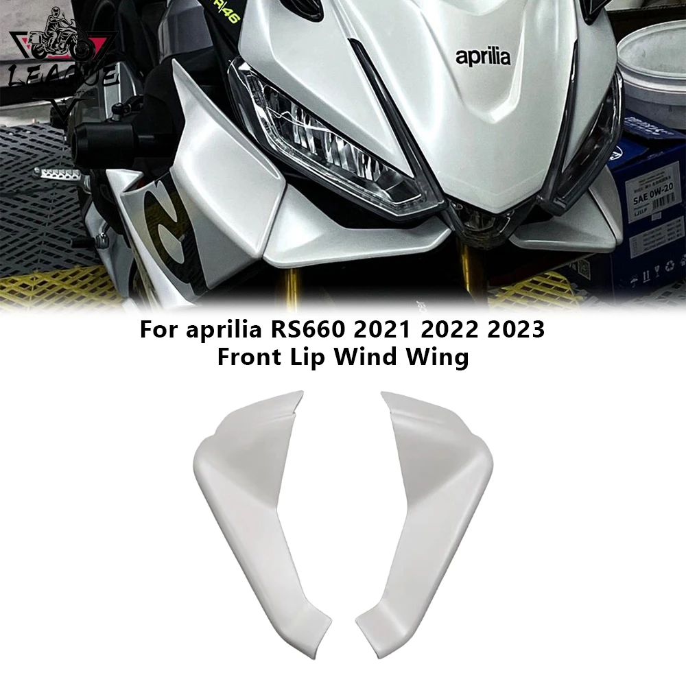 

For Aprilia RS 660 2020 2021 2022 2023 RS660 Motorcycle Accessories Front Lip Wind Wing Cover Cone Aerodynamics Fairing Winglets