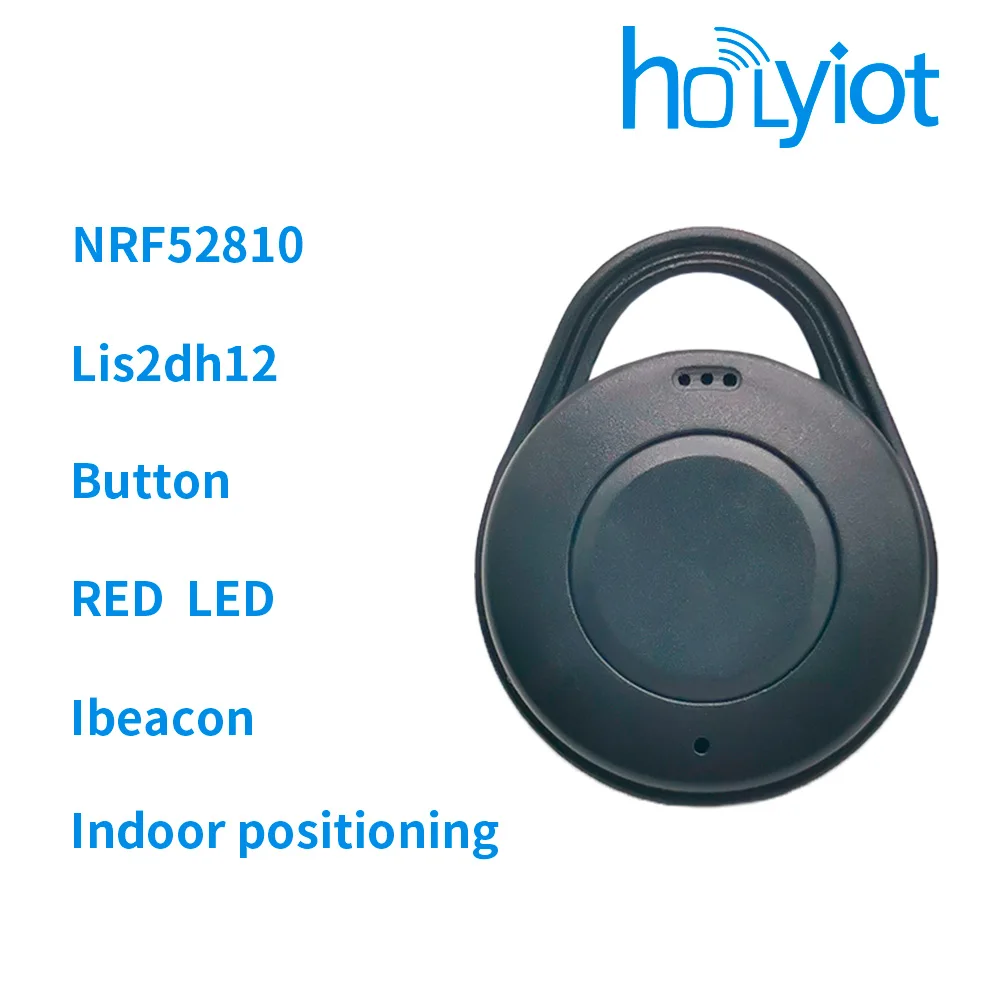 Holyiot nRF52810 iBeacon Tag 3 axis Accelerometer Sensor Bluetooth 5.0 low energy Module Beacon Indoor Positioning 1PC