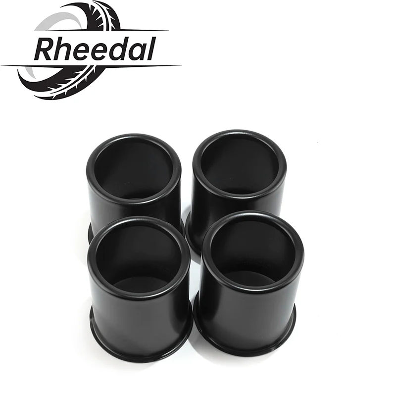 

2/4Pcs 81mm/3.19" Hub 86mm/3.39" H Stainless Push-Thru Center Opened End Caps For 3.19" Trailer/Truck Rims Center Bore 3.39" H