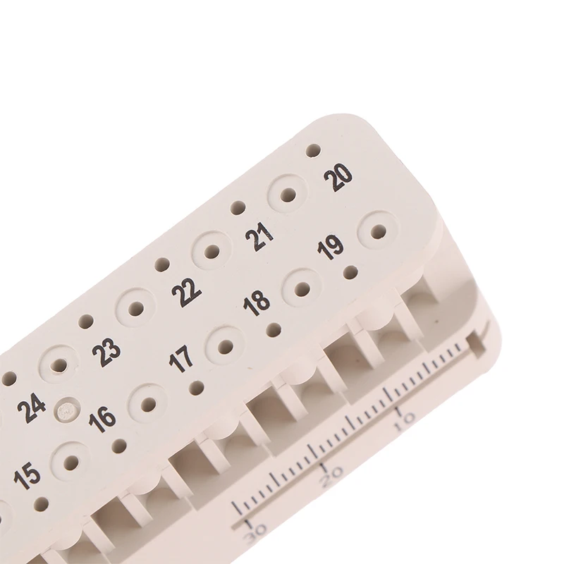 1pc Dental Autoclavable Endo Block Stand Ruler Dentist Instrument Ruler Products Equipment Measuring Block Files Holder