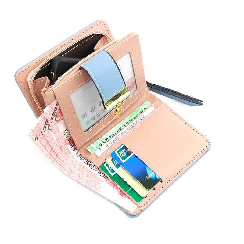 Personality fashion ladies purse short leaves hollow clutch bag coin zipper