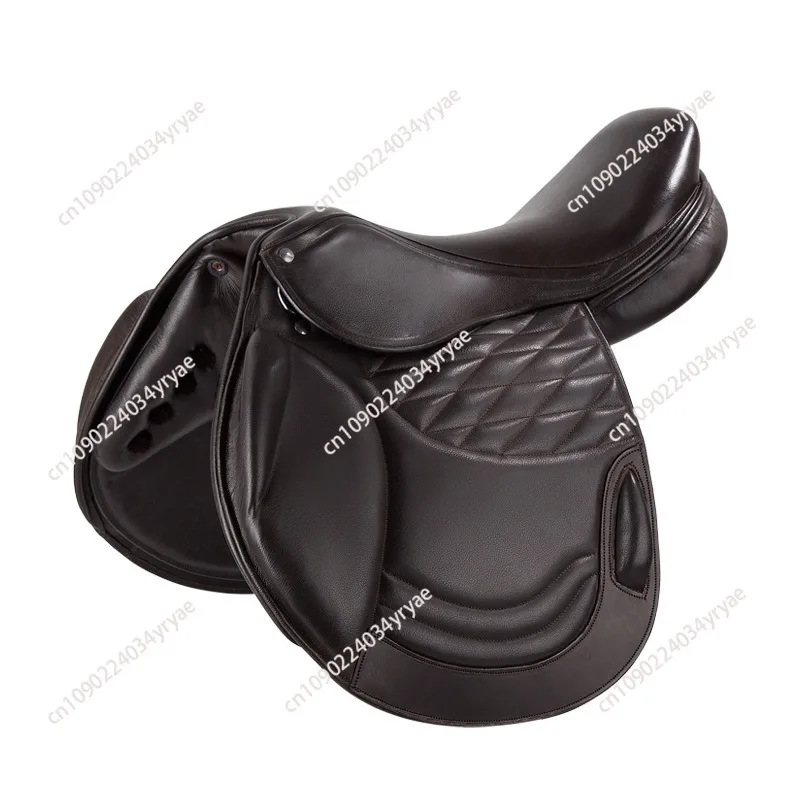 Saddle, obstacle saddle, cowhide, equestrian, harness