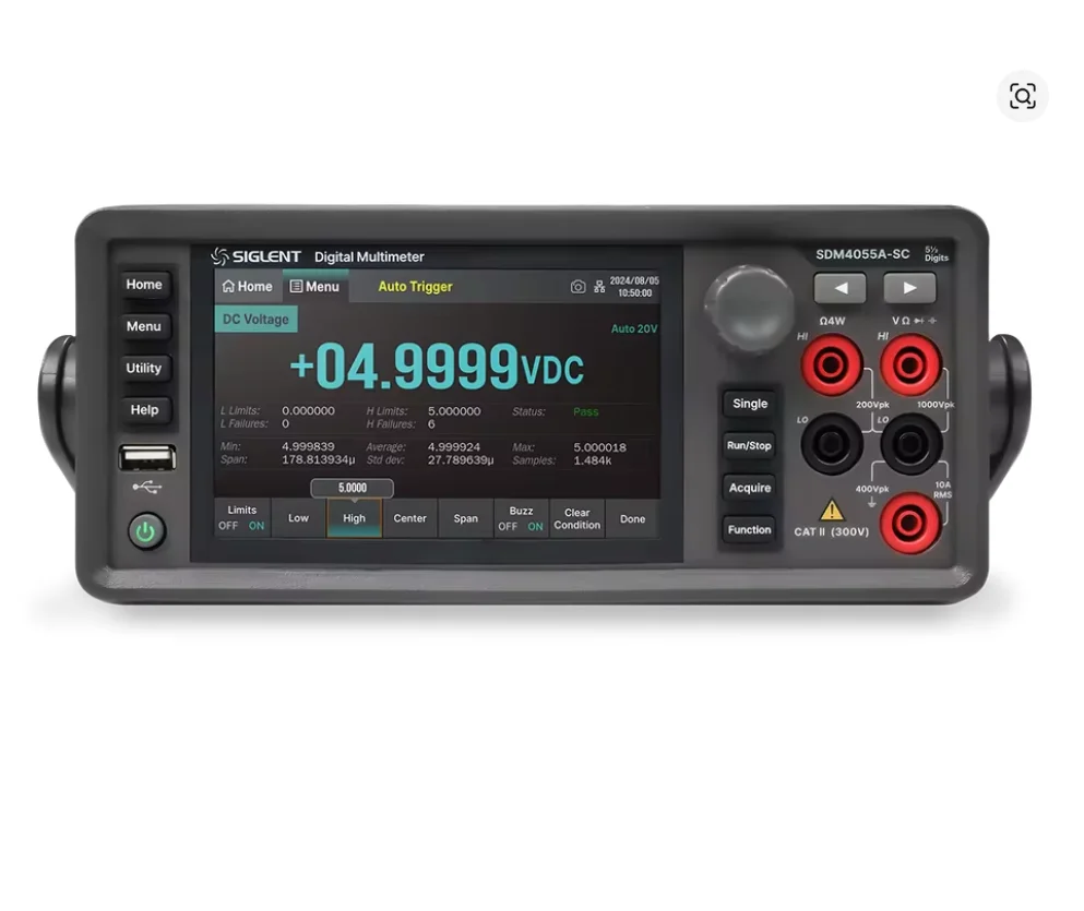 Multímetros Digitales Siglent 6½ SDM3065X/SDM3065X-SC/SDM4065A/SDM4065A-SC/SDM4055A/SDM4055A-SC/SDM3055/SDM3055-SC