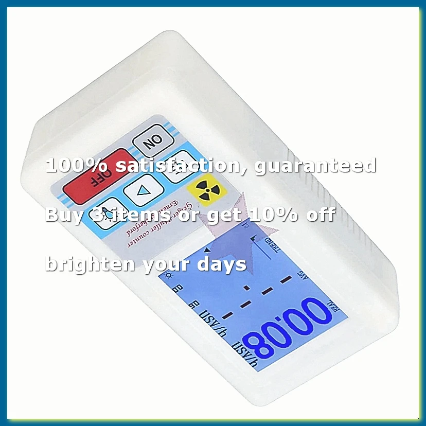 ●Nuclear Radiation Detector, BR‑6 Geiger Counter Easy Reading Multifunctional Radiation Detector for Nuclear Radiation-ABFB