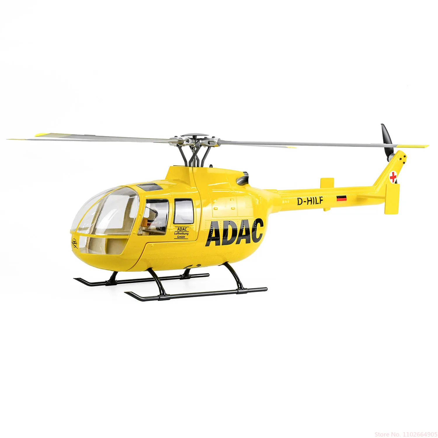 Neue 470 Uhi Huey realistische Hubschraubersimulation Sechs-Kanal-Fernbedienungsmodell Hi Flight Control Beidou Gps Yatuo Erwachsenenspielzeug