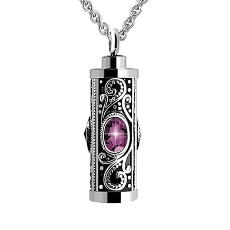 Durablity Urn Necklace Pendants Perfect Keepsakes to Preserve Cherished Reminders Storage Container for Pet Hair Teeth