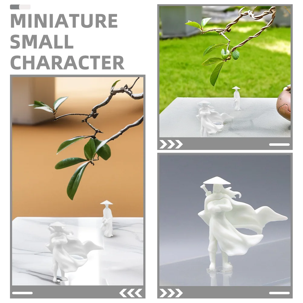 2pcs Lifelike Figurines Playsets Small Figurines retro style Models Resin Decor Mini Figures Desktop Ornament Party Decoration P