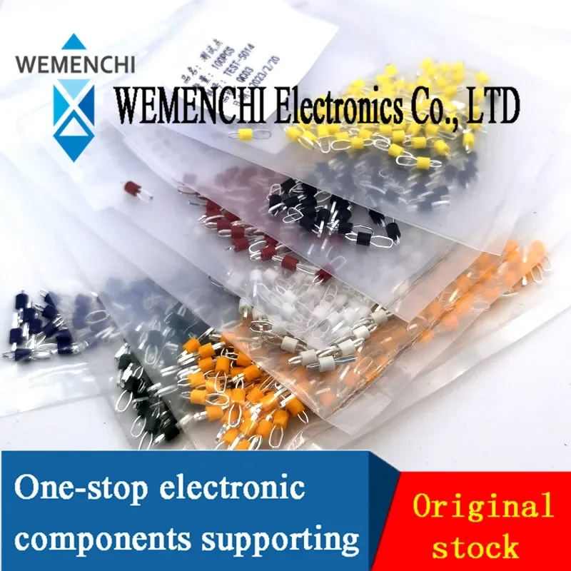 50PC/5010 Thimble Copper Rod Test Ring PCB Board Test Point Test Pin 1.6mm Flame Retardant