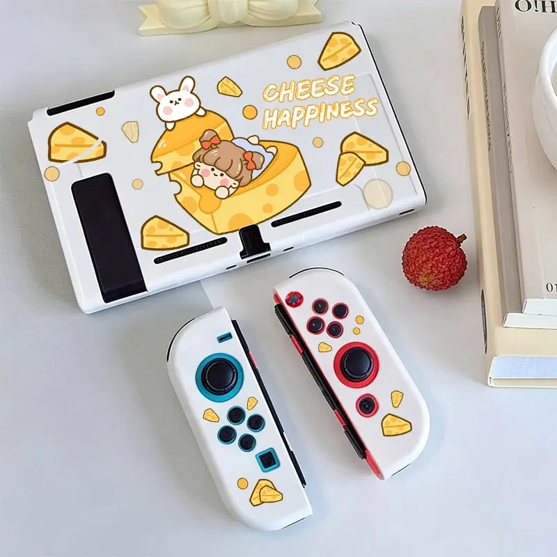 Split Protective Cover TPU Split Protective Case for Nintendo Switch NS Game Console Anti-Scratch Shell Protector