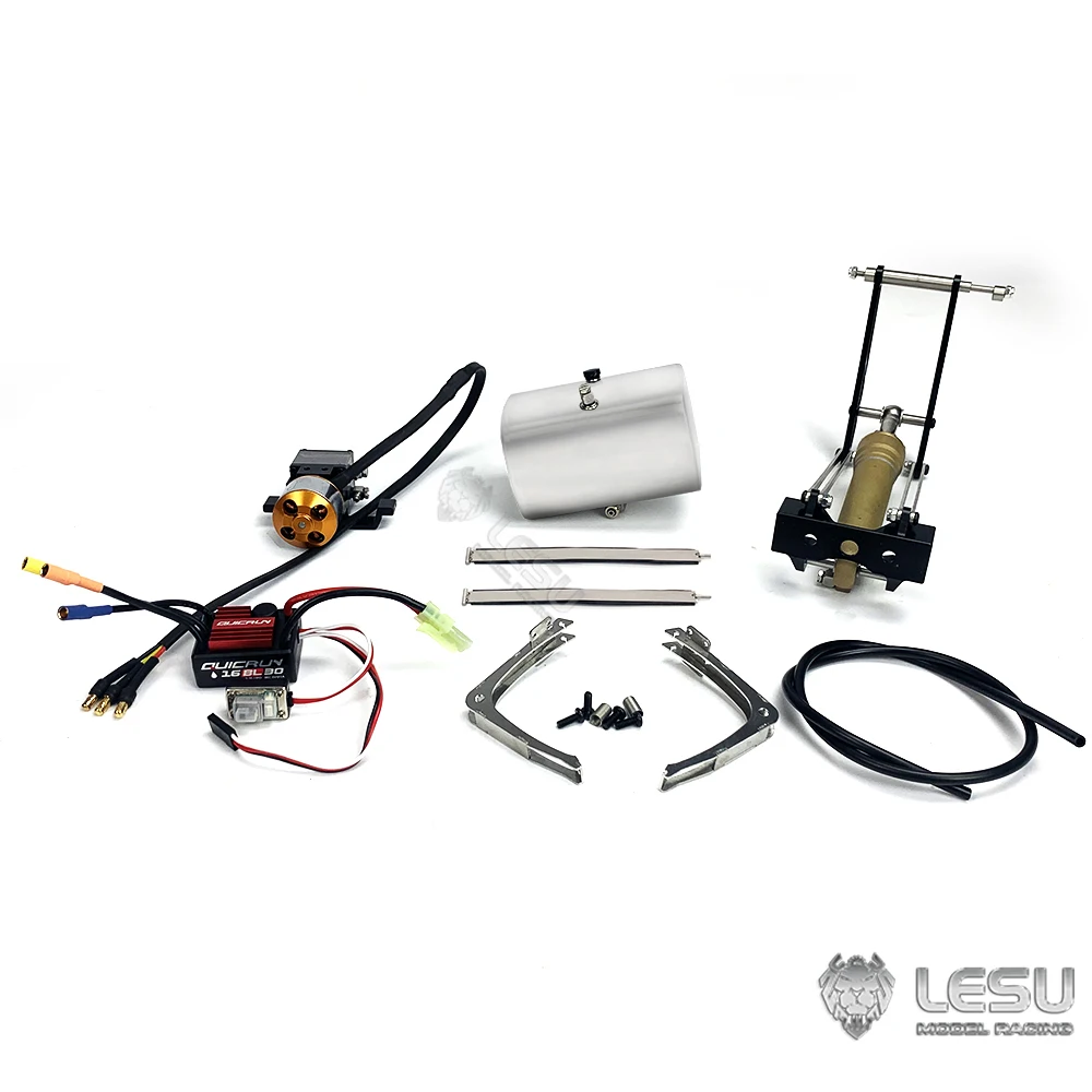 

RC LESU 1/14 Pump ESC Hydraulic Oil Cylinder System Dump Truck DIY Model for Tamiyaya Toy TOUCAN HOBBY TH02422-SMT5