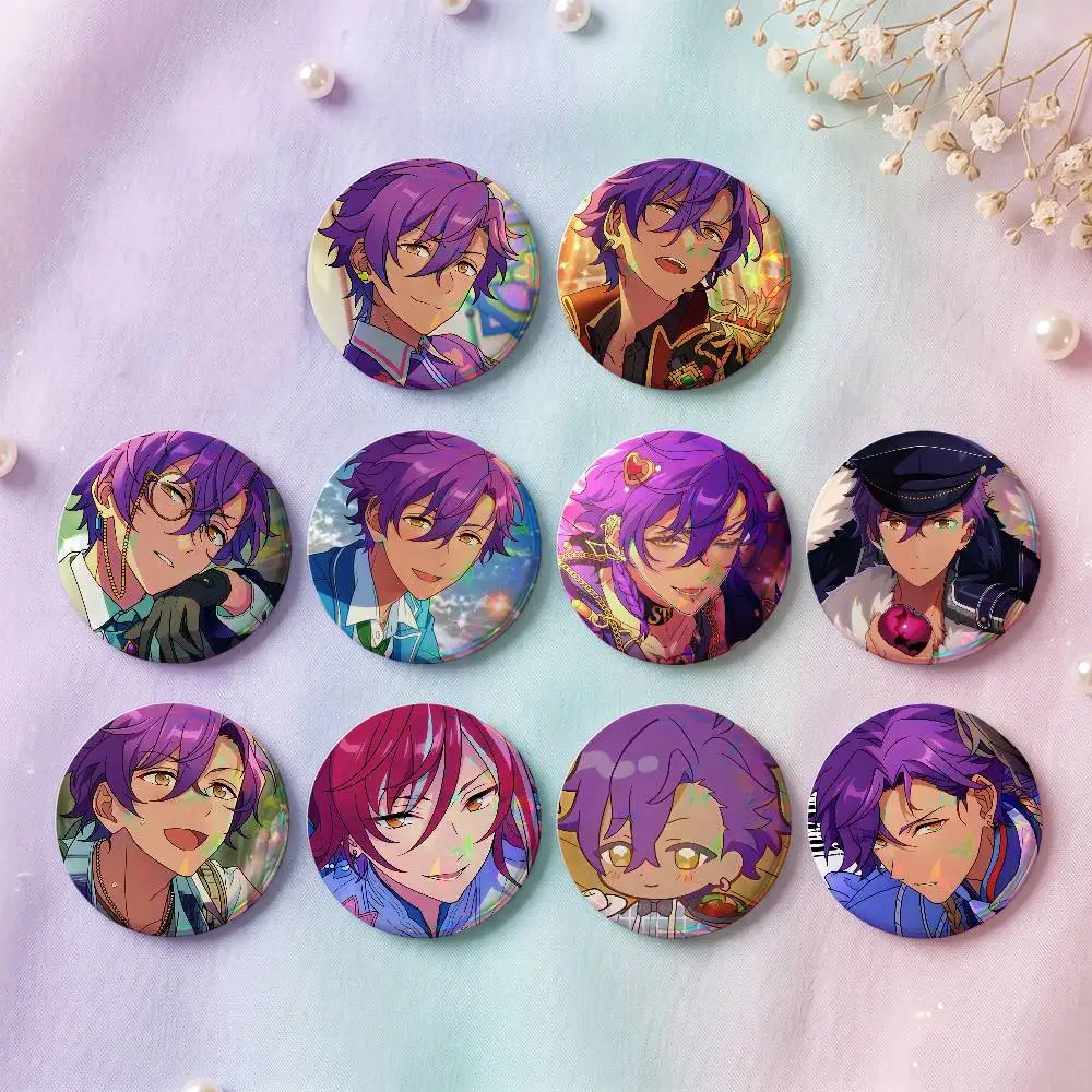 Adonis Otogari Anime Figure Badges Button Round Creative Pin Brooch Badge Bag Decor Accessories Fans Collect Friends Gifts