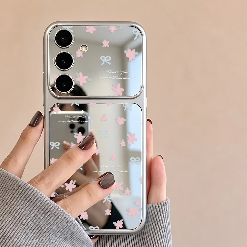 Stars Makeup Mirror Phone Case For Samsung S26 Ultra S25 FE S24 S23 FE A57 A56 5G A55 A54 A37 A17 A07 A36 A35 A53 A26 Case Cover - view 4